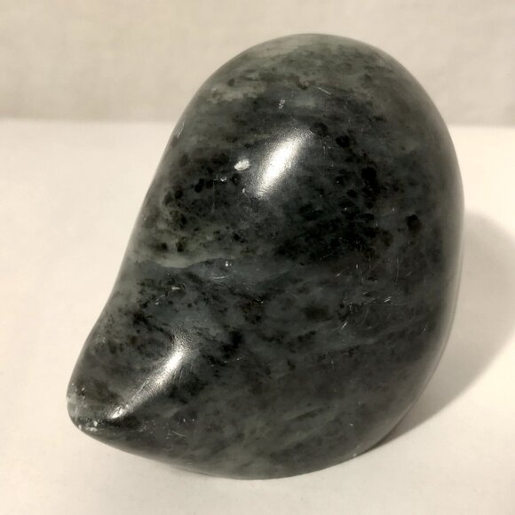 Gerard Schwartz Hand Carved Soaptone Owl Figurine Canada Bird Vintage Natural - Picture 6 of 9